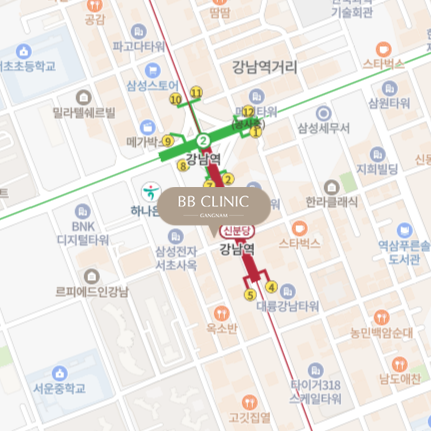 비비클리닉 약도